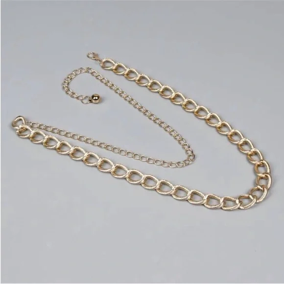 ZARA Gold Chain Belt Waist NEW - Picture 4 of 5